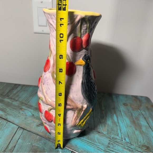 Anthropologie Nathalie Lete Blackbird Cherrie Tree Vase - Picture 8 of 15